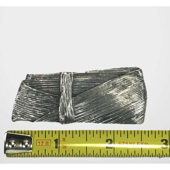 Vtg Mignon Faget Brooch Pin 925 Sterling Retired Zea Holoch Husk 1988 Collection - Picture 10 of 12